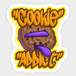 Cookie Addict Sticker